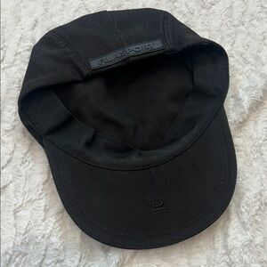 Vintage 90s FILA News Boy Black Cap black one size adult